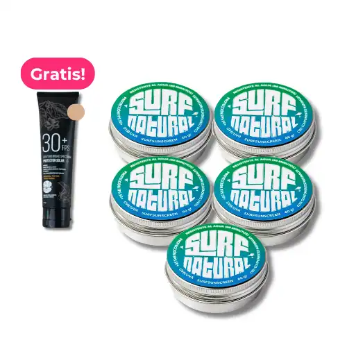 5 Surf Natural Surfscreen 60 gr + 1 Surf Natural Tinted